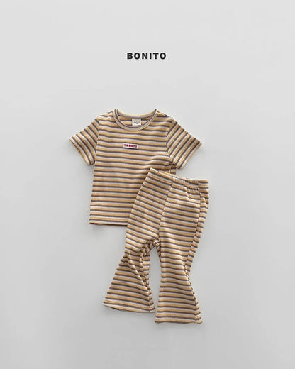 Bonito slim stripe set (~80-140cm)