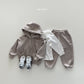 bonito pigment hooded zip up (~80-140cm)