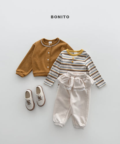 bonito frill jogger pants (~80-140cm)