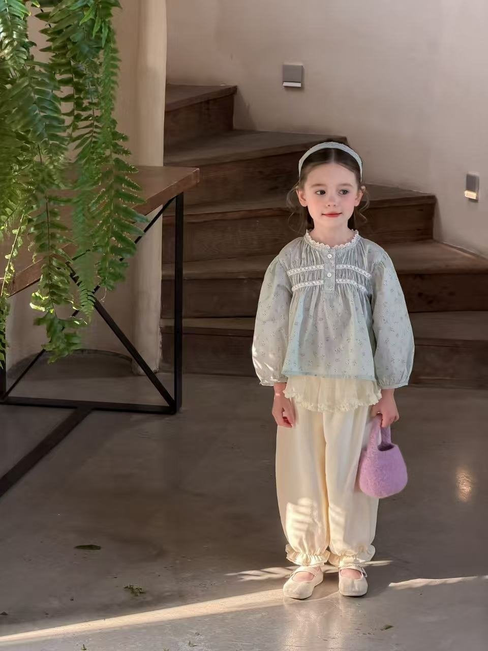 aiai soft cotton jogger pants (95-140cm)