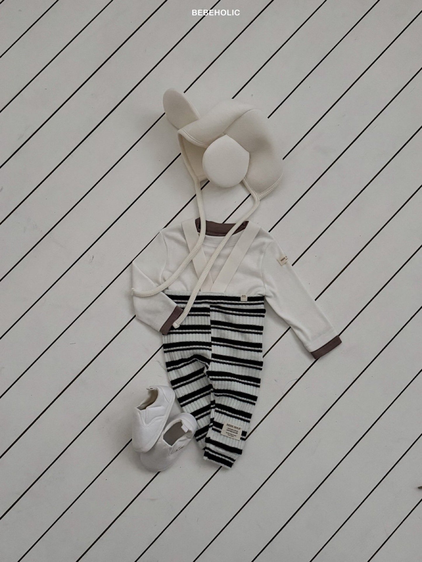 bebeholic della stripe leggings (3-18m)