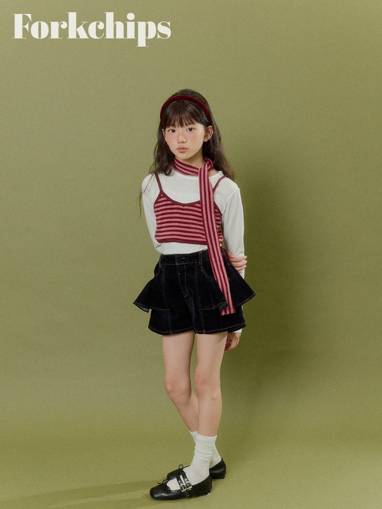 FORKCHIPS bear border sleeveless (95-160cm)