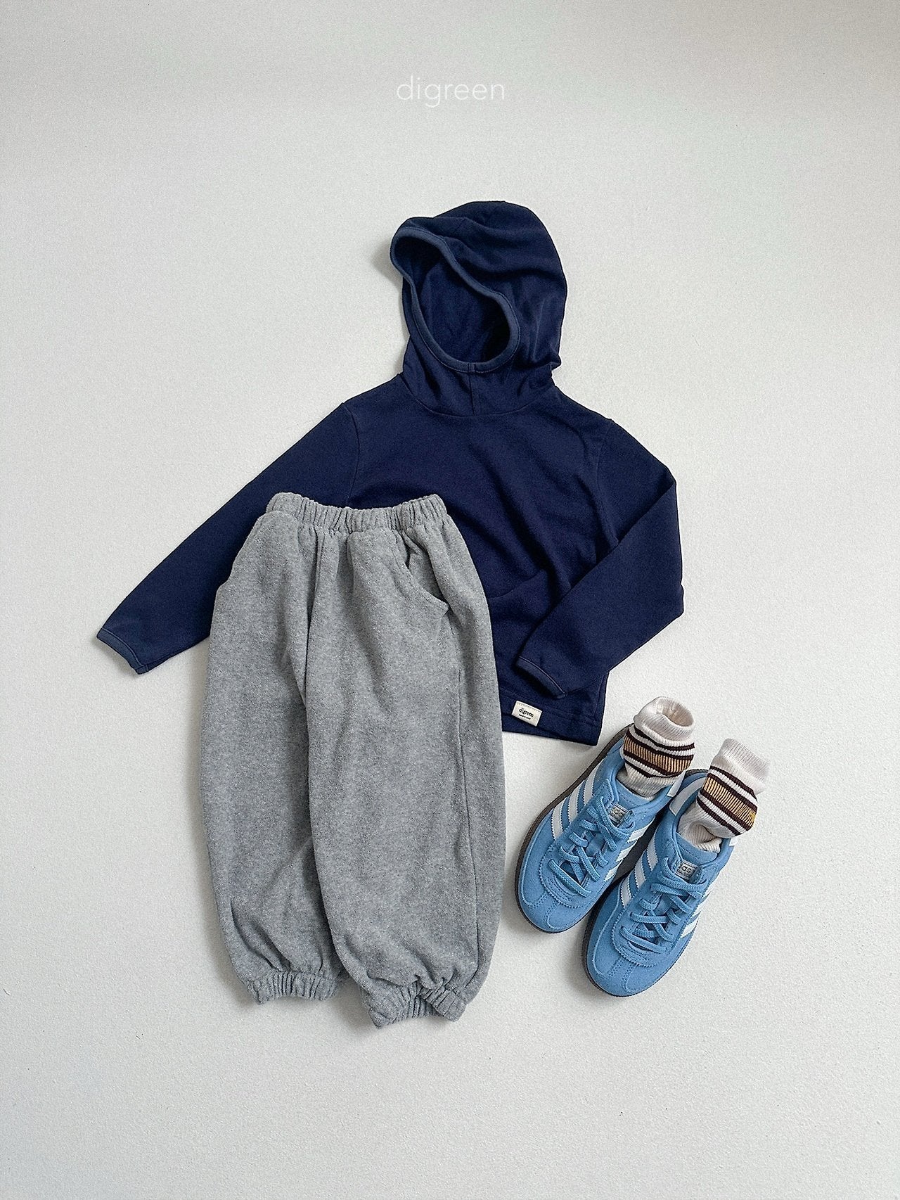 digreen sand terry jogger pants (85-130cm)
