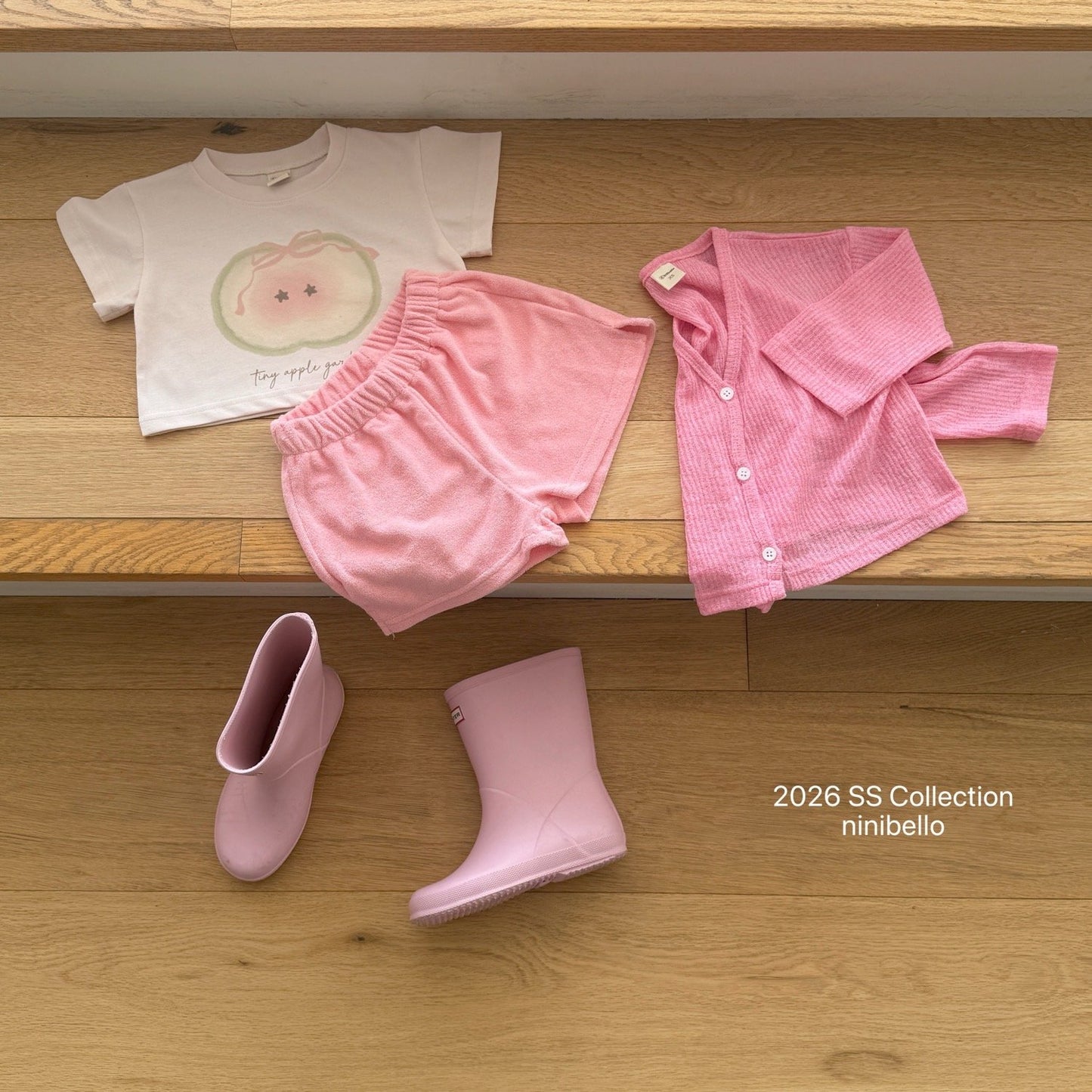 ninibello apple pony crop tee (80-130cm)