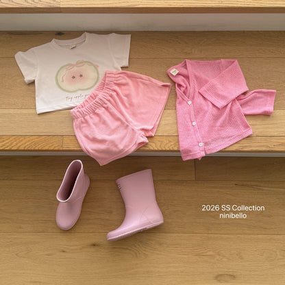 ninibello apple pony crop tee (80-130cm)