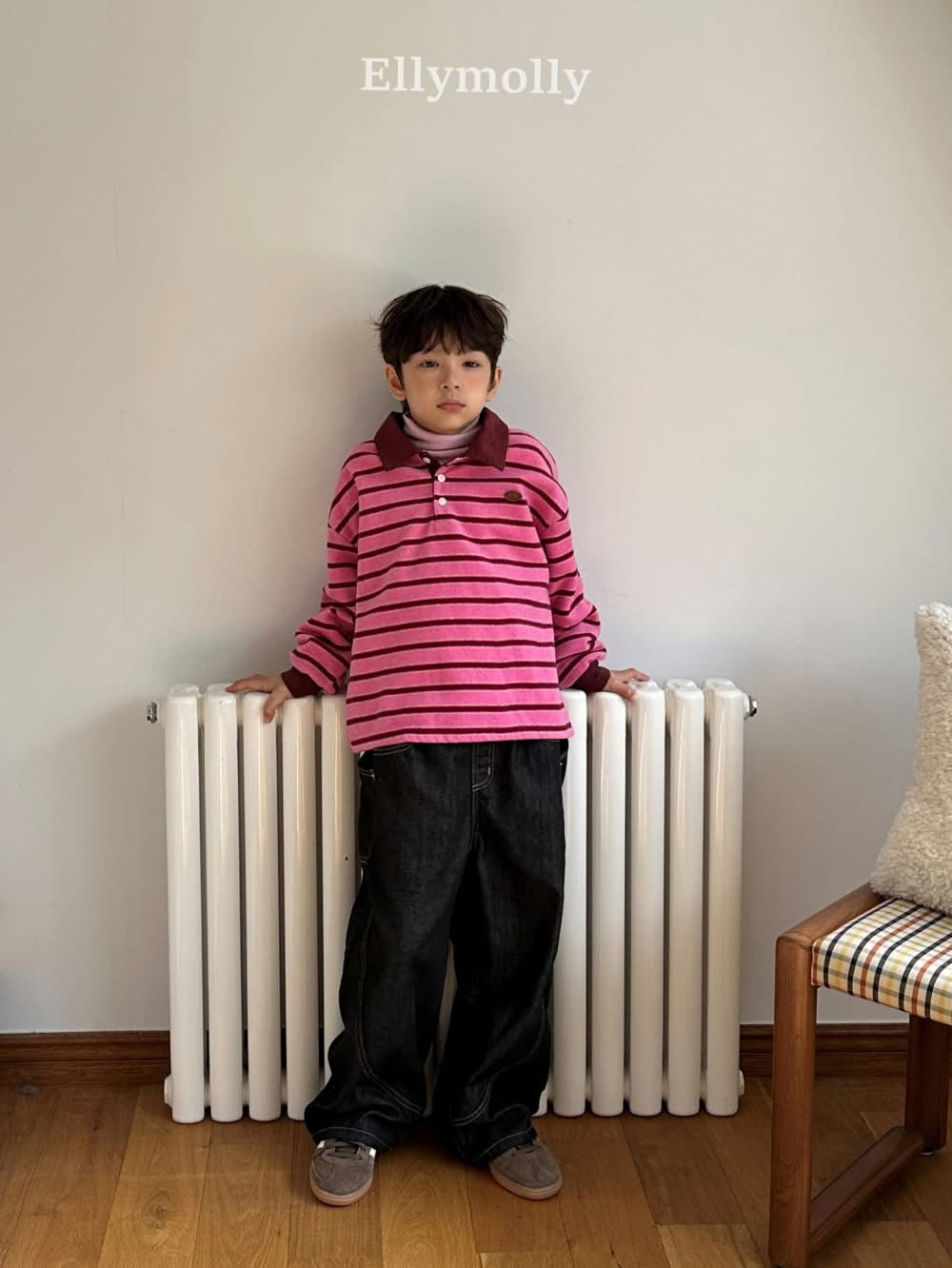 EllyMolly 帥氣側口袋牛仔褲 (90-160cm)