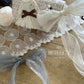 OREN organza long ribbon hair clip