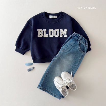 DAILYBEBE wide denim pants (75-145cm)