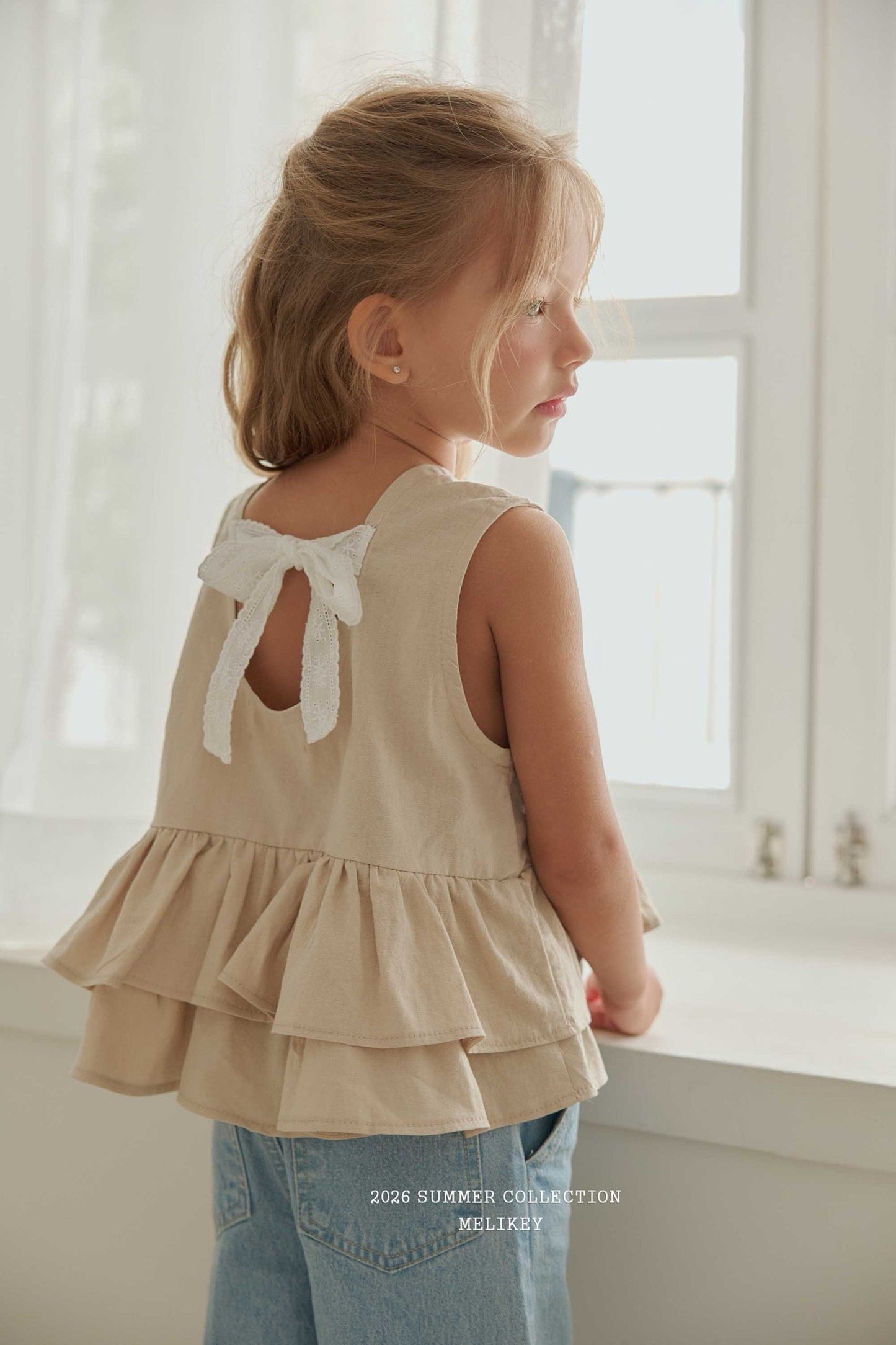 melikey ribbon cancan sleeveless bl (~80-140cm)