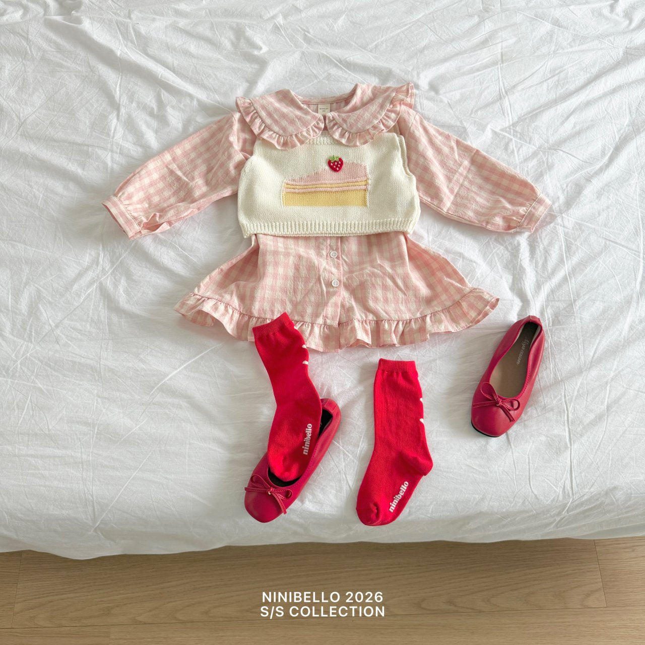 ninibello cake knit vest (90-125cm)