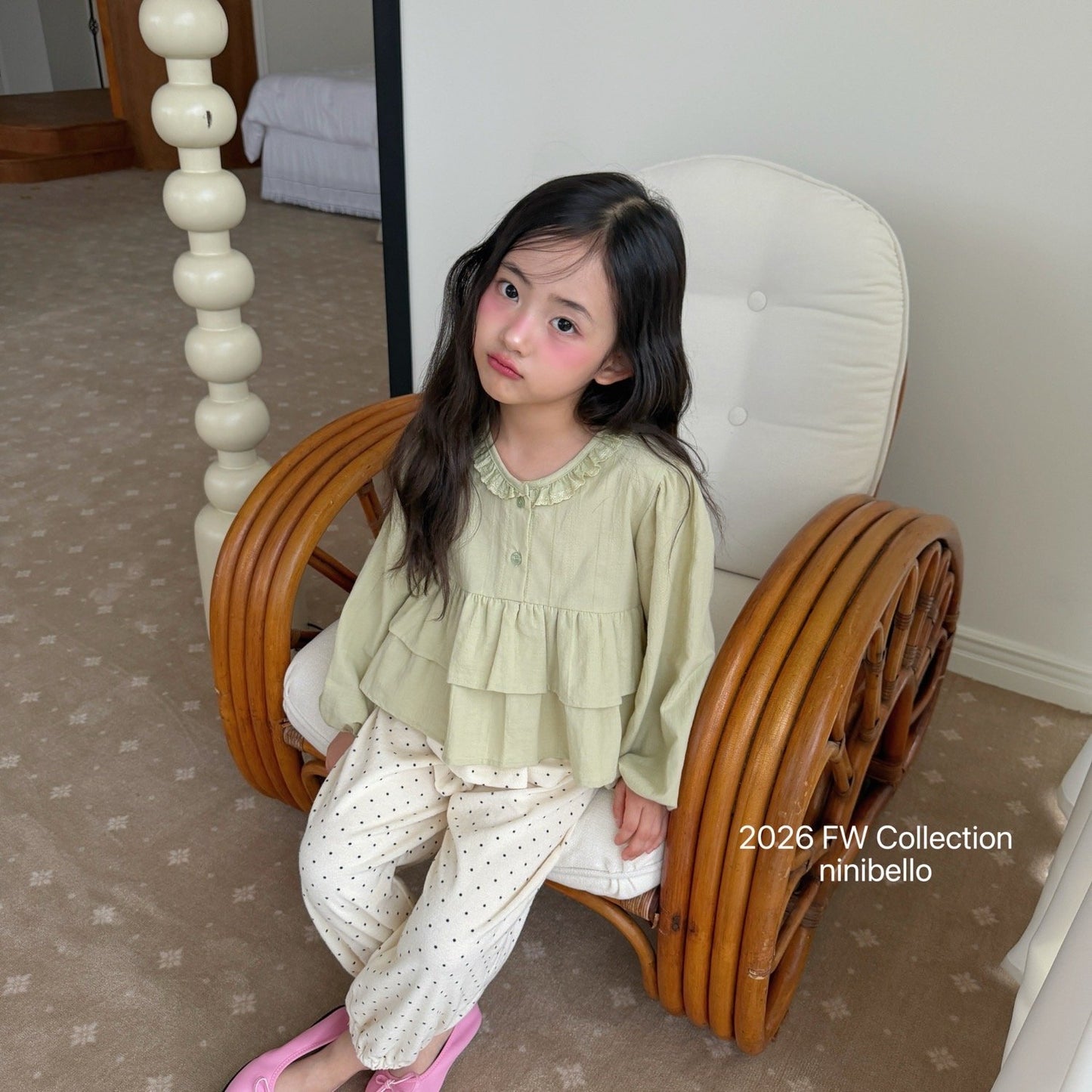 ninibello monet lace blouse (80-130cm)