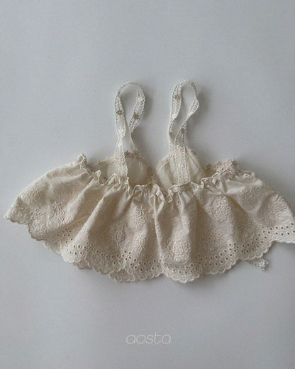 Aosta lace bustier