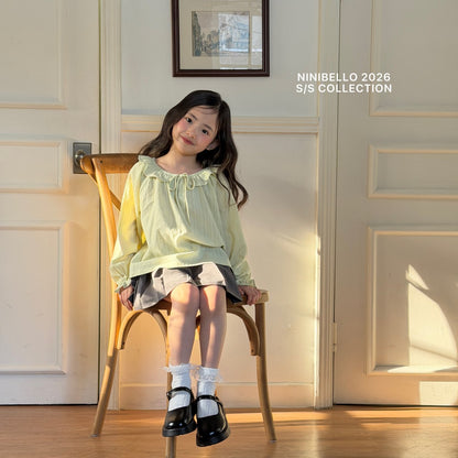 ninibello blossom blouse (80-130cm)