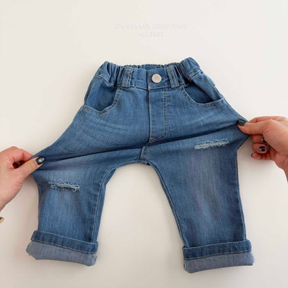 melikey capri denim pants (~80-140cm)