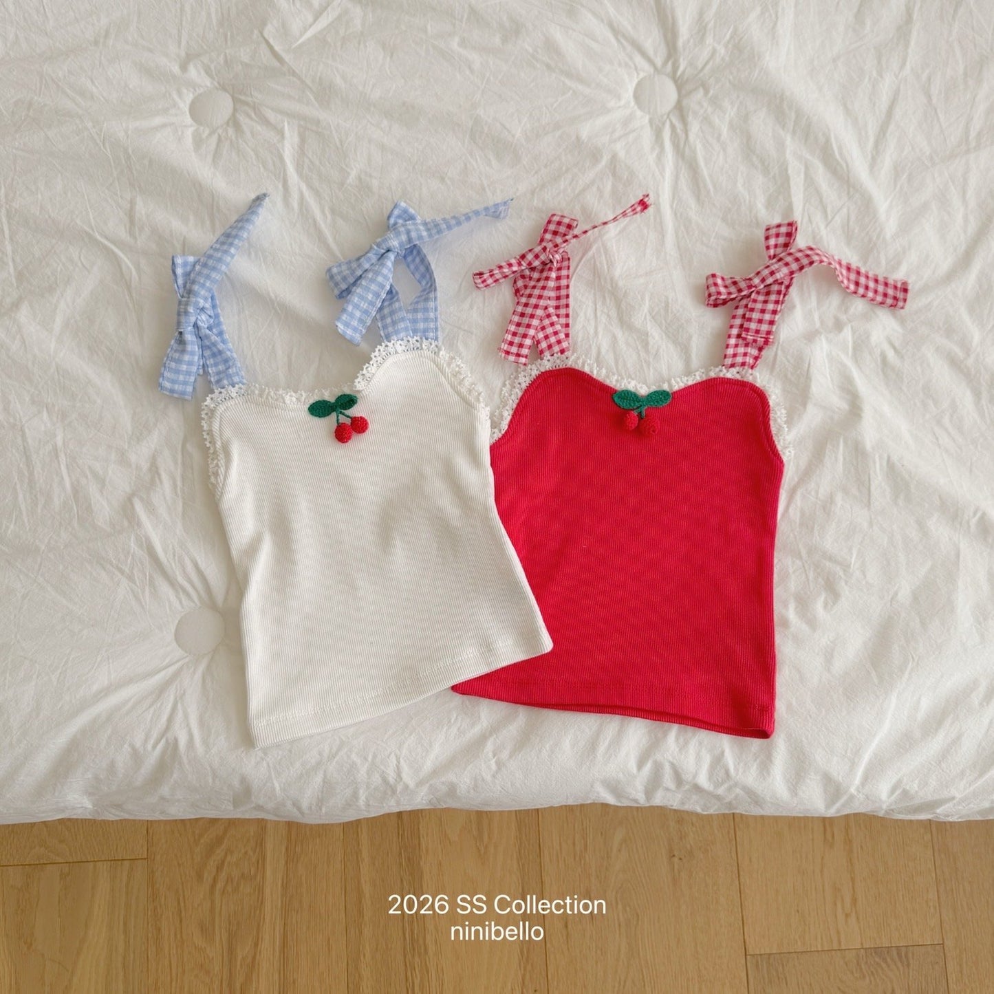 ninibello cherry bonbon tank top (80-130cm)