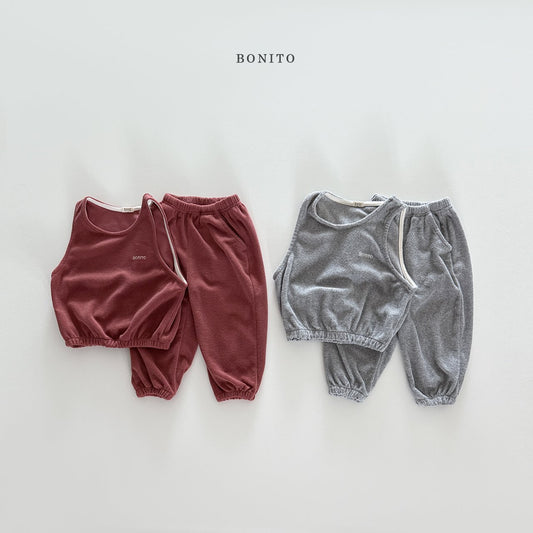 bonito terry vest set up (~80-140cm)