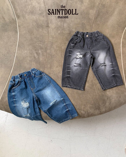 saintdoll dart wide denim (kids & mom)