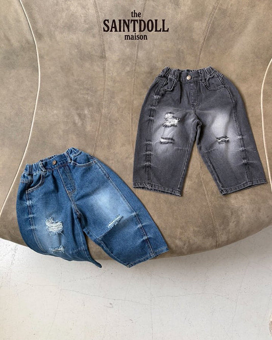 saintdoll dart wide denim (kids & mom)