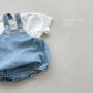 blackbean line suspender set(3-18m)