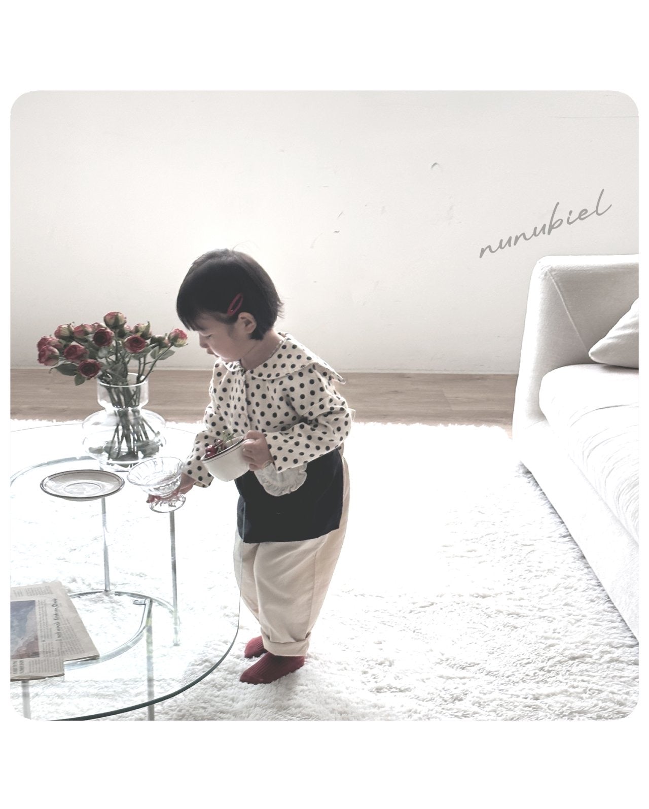 nunubiel dot blouse (75-120cm)