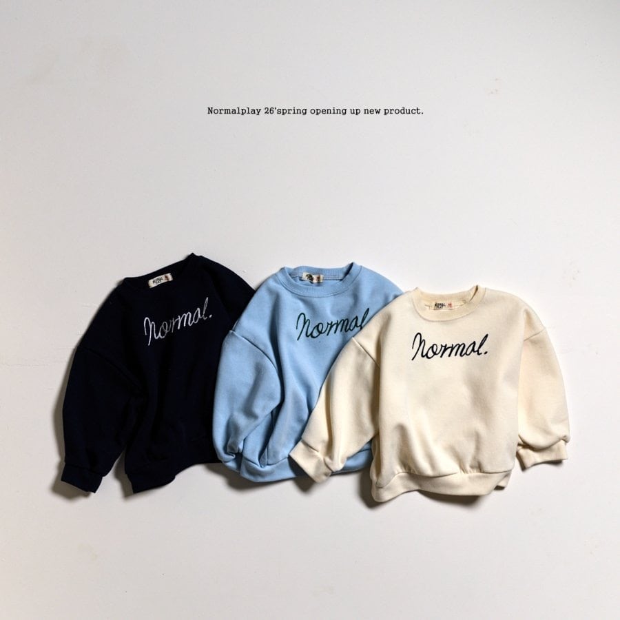 normalplay embroidered mtm (75-140cm)