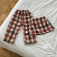 ninibello chocolate check pants (80-125cm)