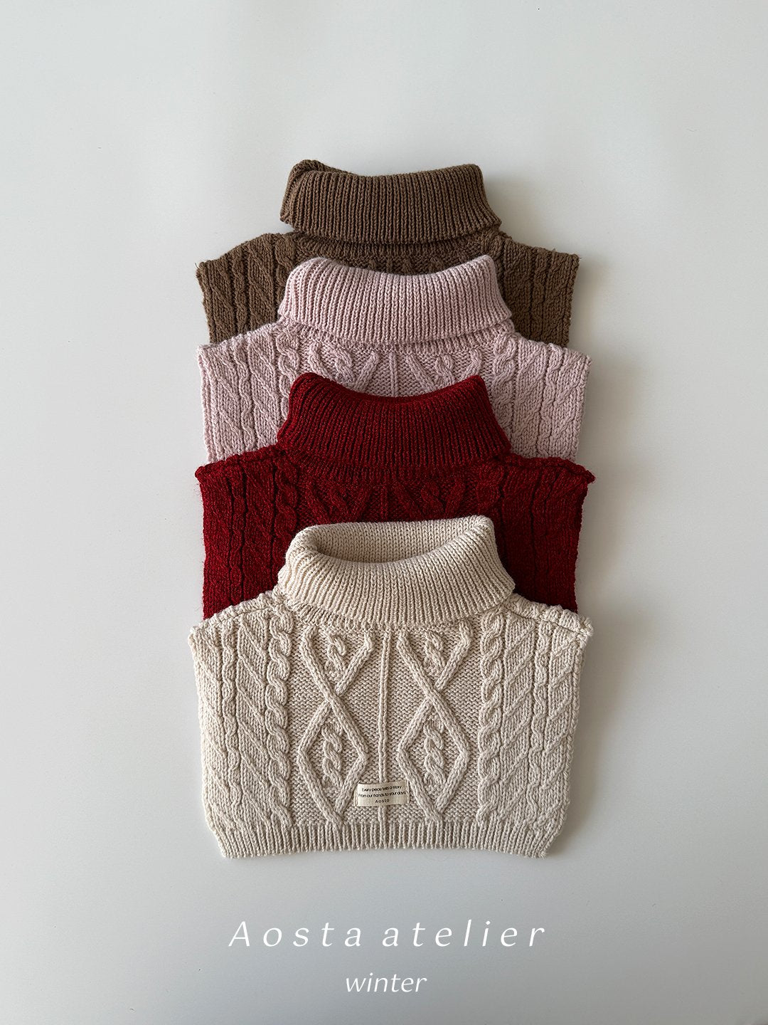 Aosta knit neck warmer