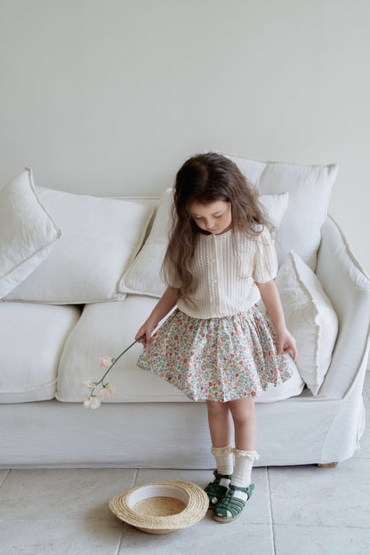 momoann popcorn cardigan (90-130cm)