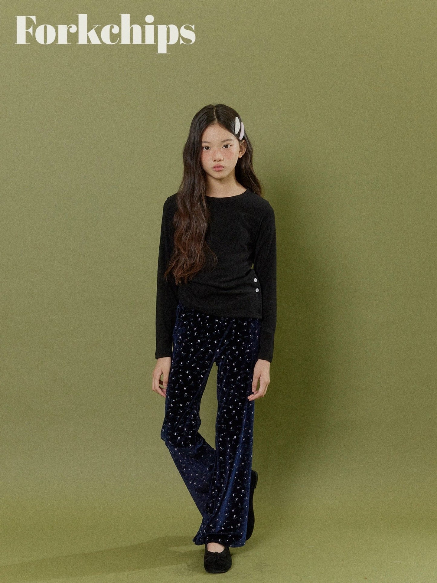 FORKCHIPS cocoa single t-shirt (95-160cm)