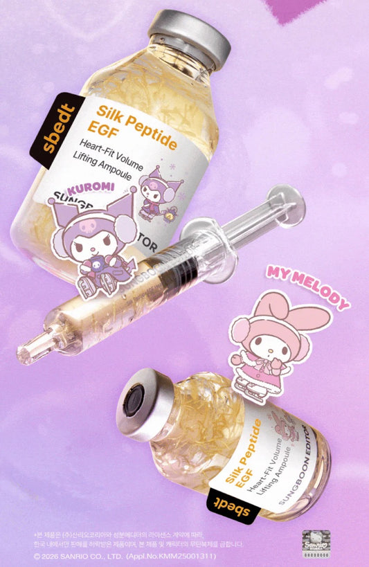 Sungboon Editor x Sanrio 特別版EGF蛋白胜肽金絲提拉精華安瓶精華🥚