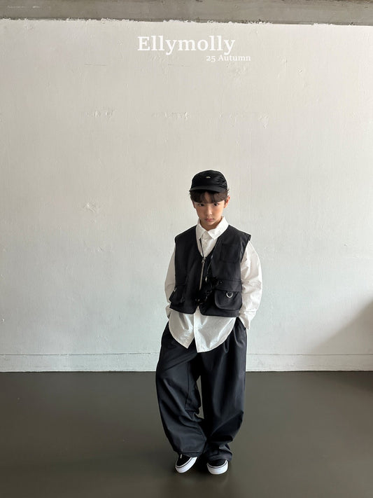 ELLYMOLLY d-ring pocket vest (90-160cm)