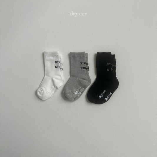 digreen step socks (12-23cm)