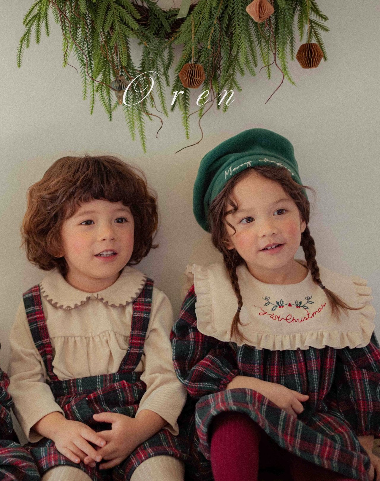 OREN eve fur pom pom beret (bebe)