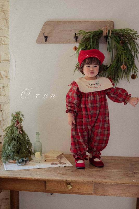 OREN eve check all in one suit (75-90cm)