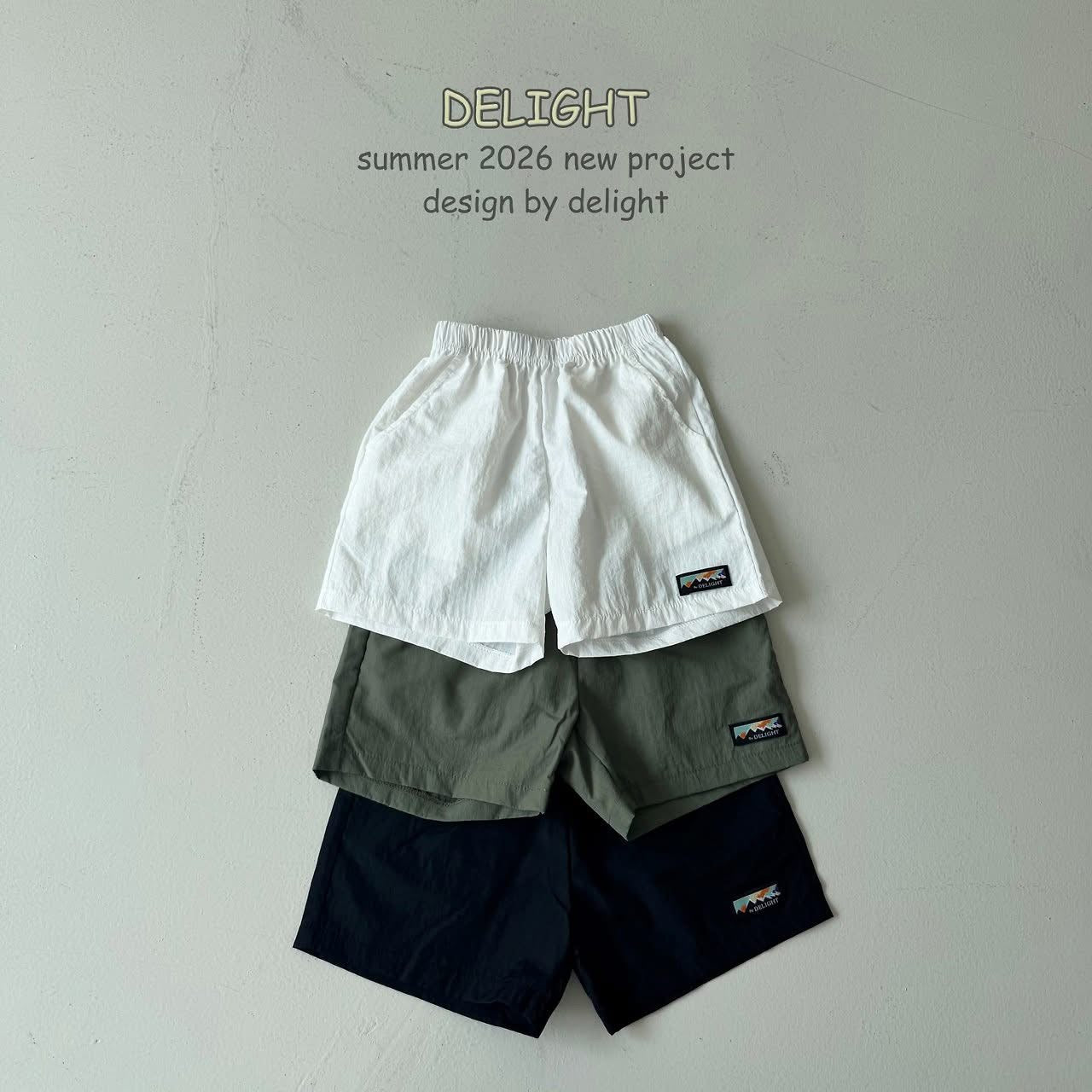 Delight 透薄小標休閑短褲 (85-148cm)