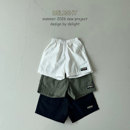 Delight 透薄小標休閑短褲 (85-148cm)