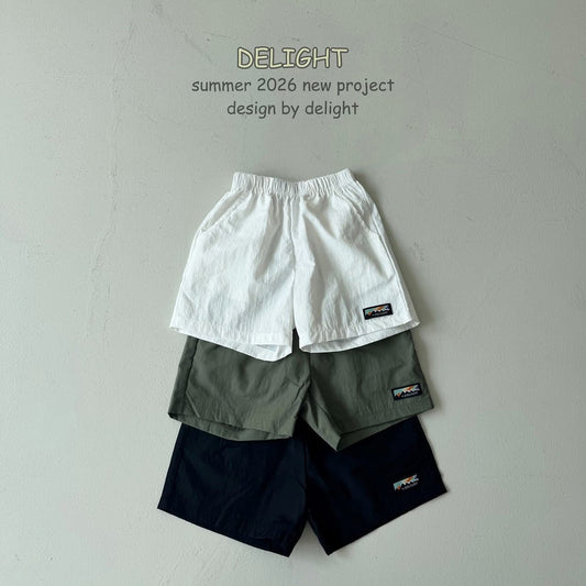Delight 透薄小標休閑短褲 (85-148cm)