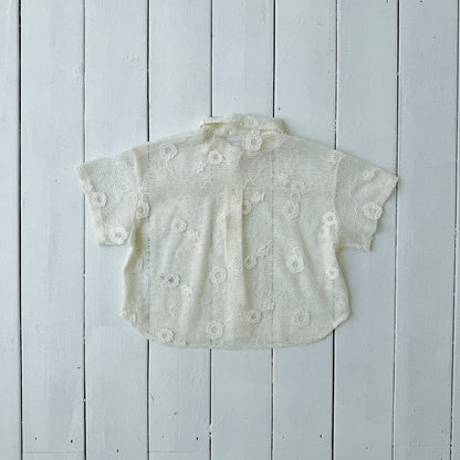 ELLYMOLLY flower resort shirt (90-145cm)