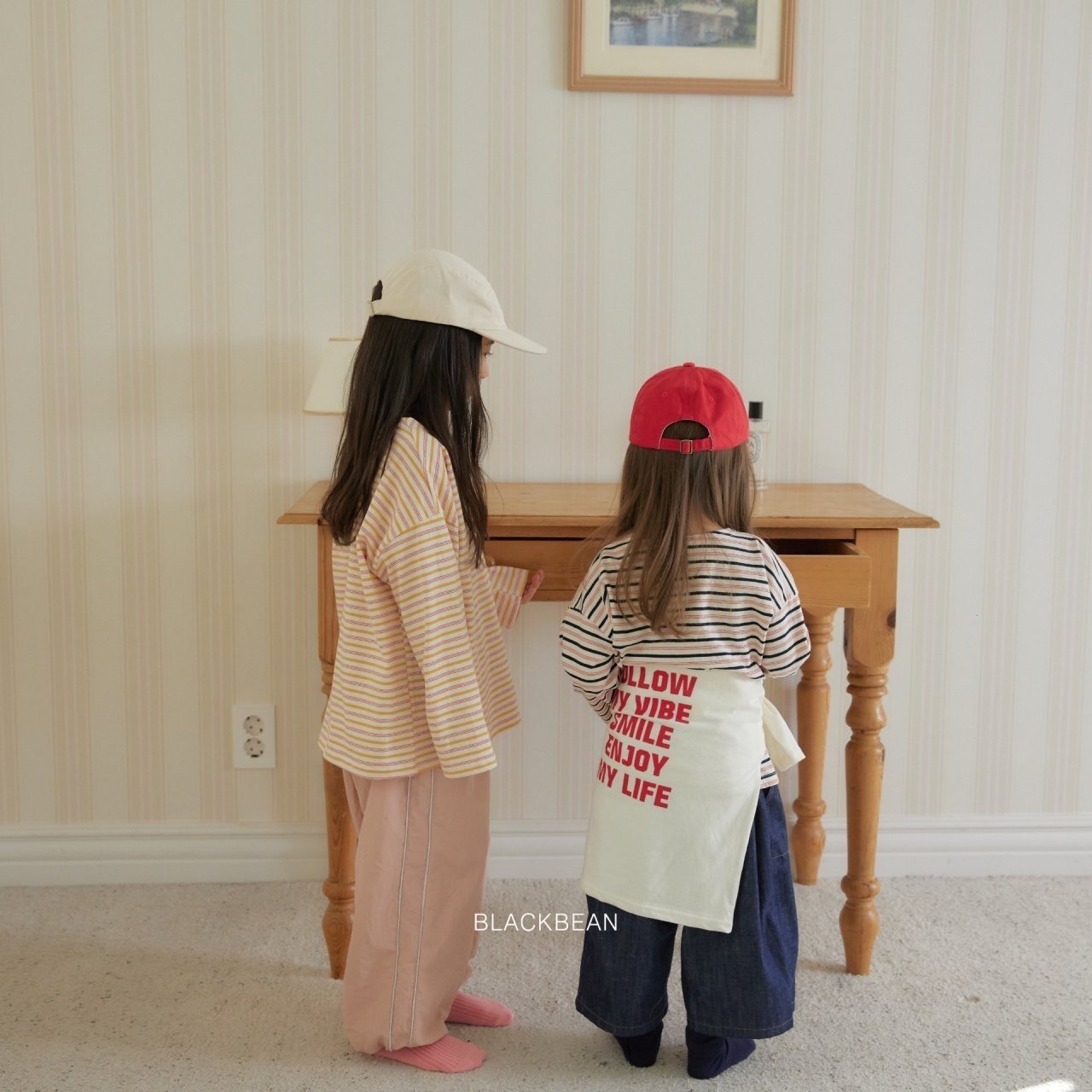 blackbean macaron tee(kids)