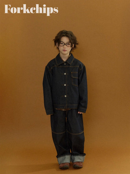FORKCHIPS union roll up pants (95-160cm)
