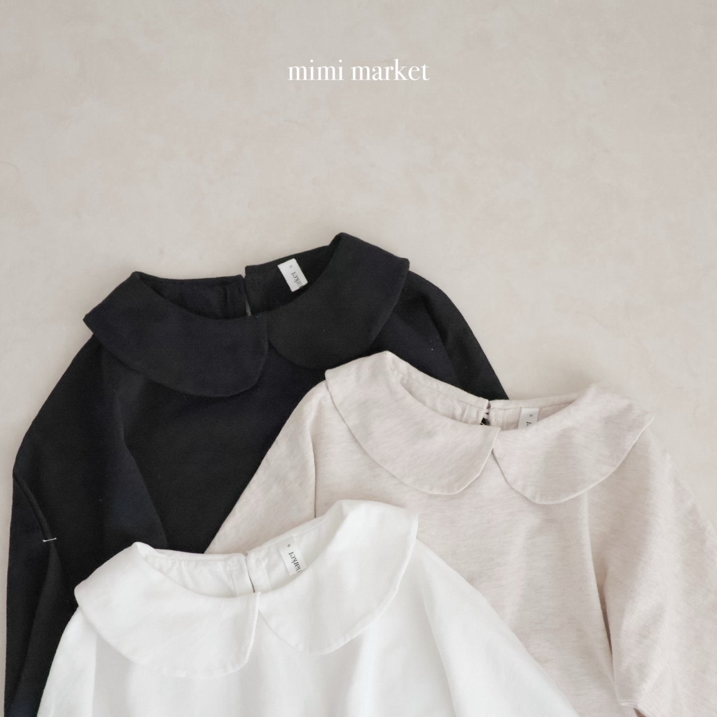 mimi market butter collar tee (75-90cm)