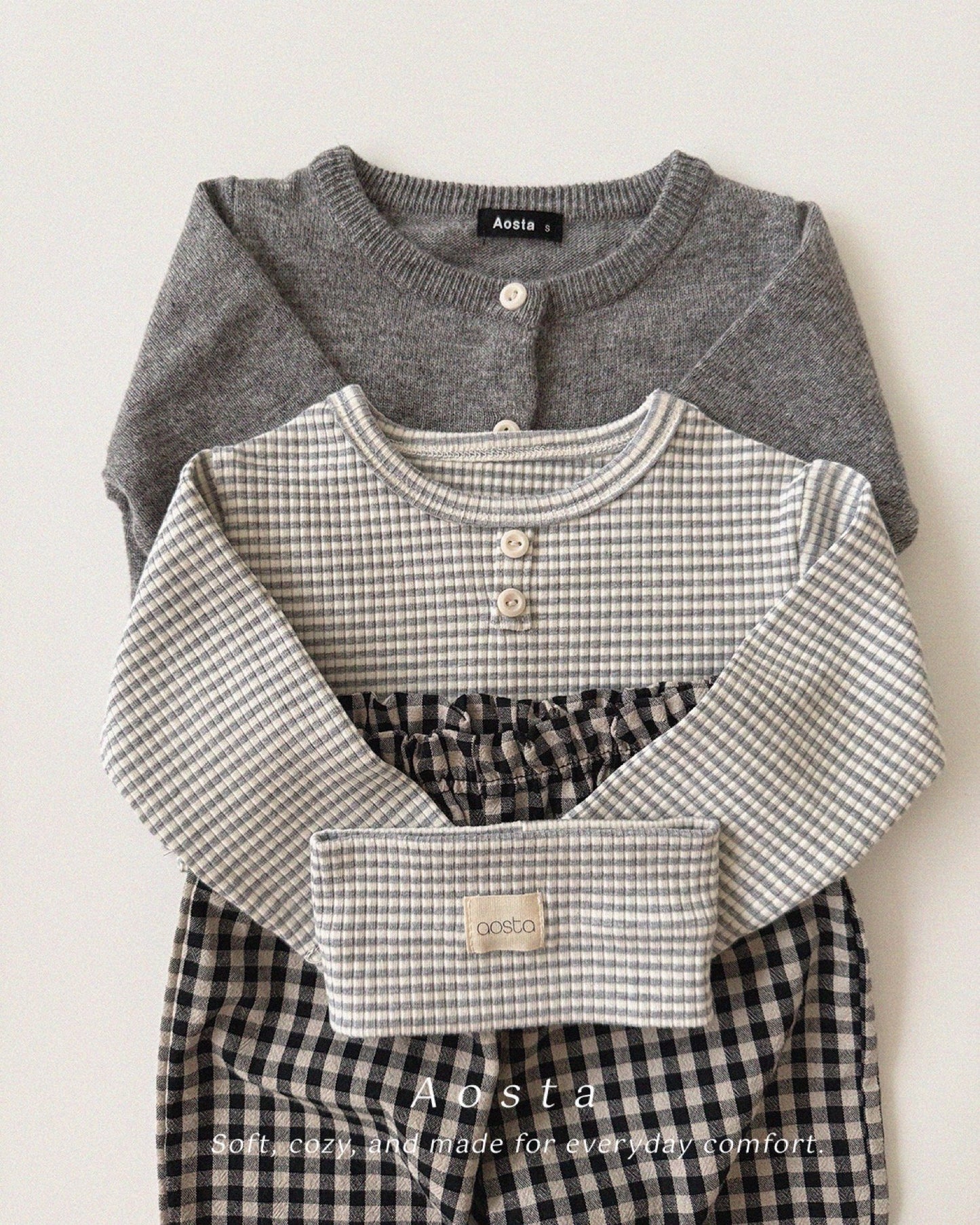 Aosta knit cashmere cardigan (~70-115cm)