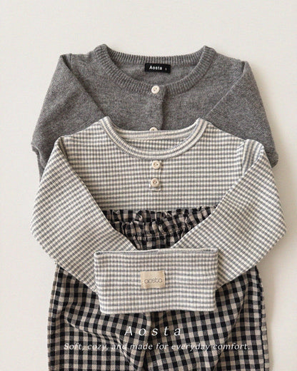 Aosta knit cashmere cardigan (~70-115cm)