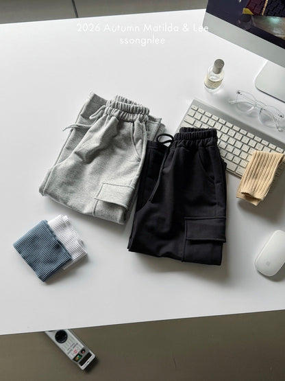 matilda&lee cotton cargo pants (85-165cm)