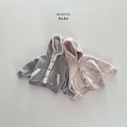 Bonito boa hoodie cardigan (3-18m)