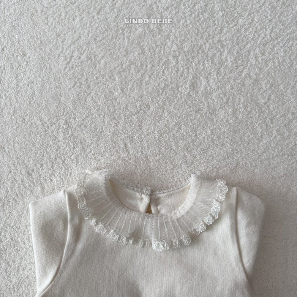 LINDO cozy frill tee(3-18m)