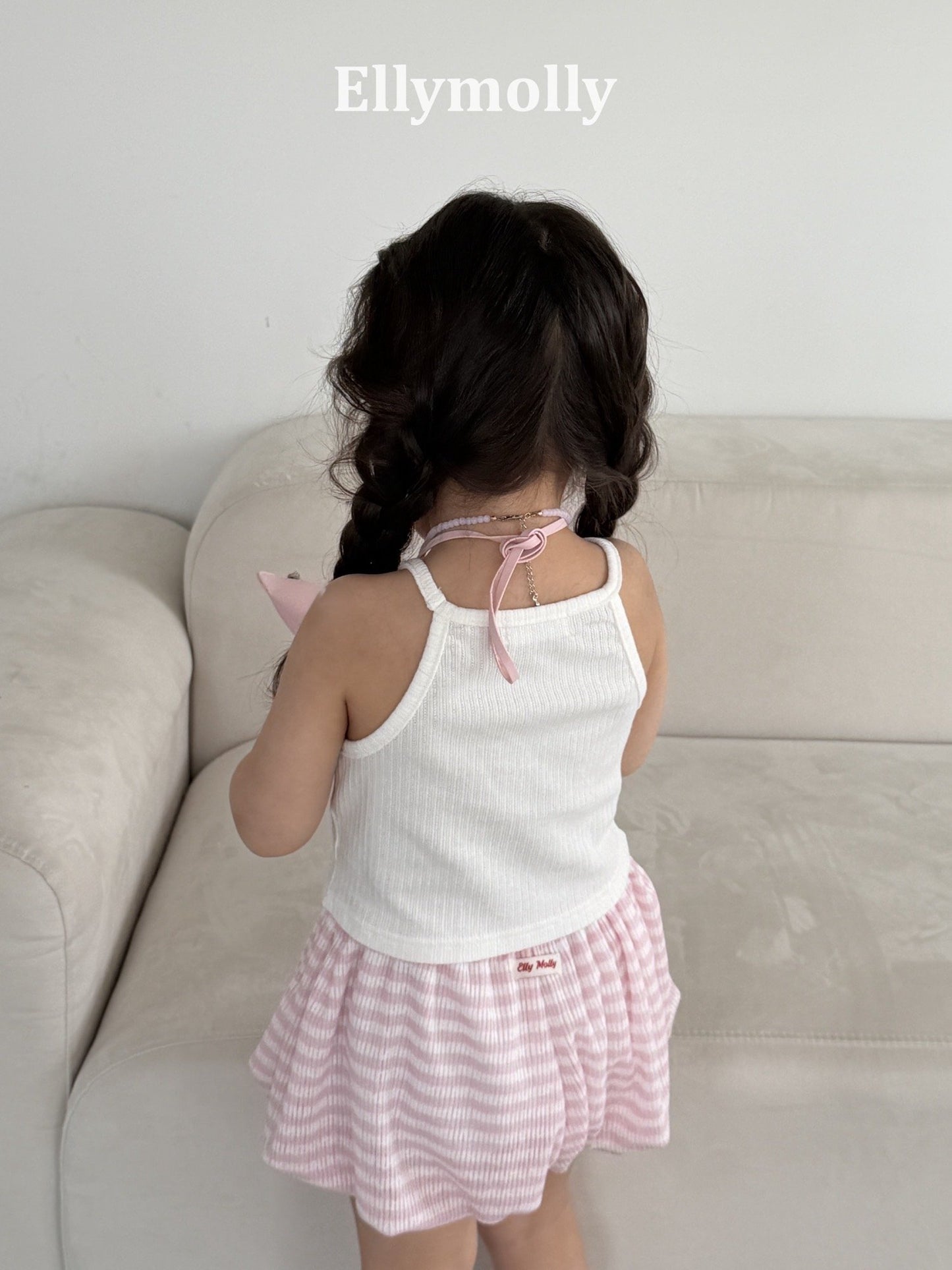 ELLYMOLLY clean v-cut sleeveless (90-145cm)