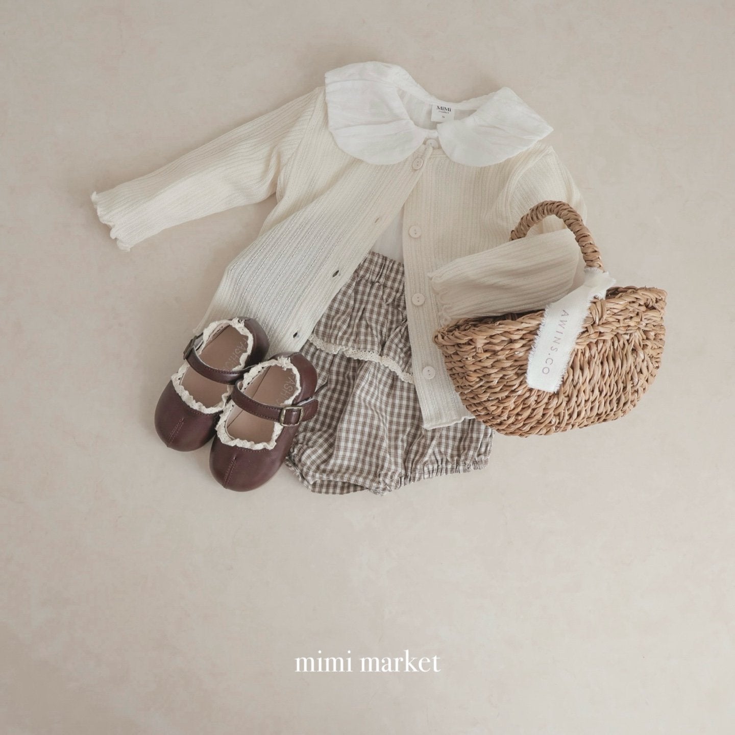 mimi market check can bloomer (75-85cm)