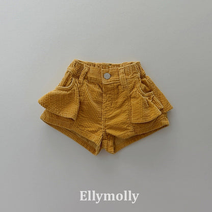 ELLYMOLLY BB frill corduroy pants (90-145cm)