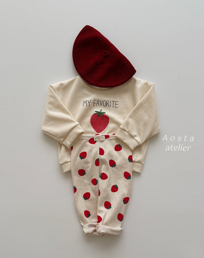 Aosta strawberry leggings (~70-115cm)